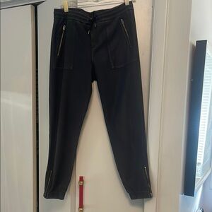 Black womans Jogger Pants 95% cotton 5% spandex